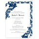 Navy Damask Invitations Image 7 of 12